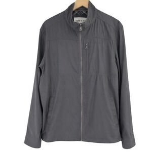 Orivs‎ Jacket Men's Size Medium Gray Harrington Outdoors Water Resistant Hiking